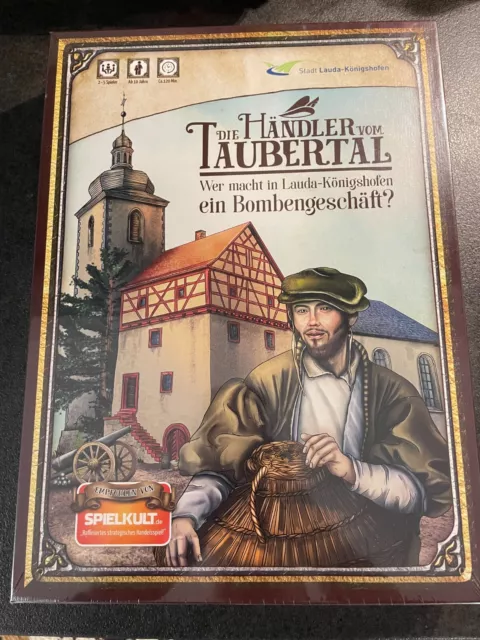Brettspiel Die Händler vom Taubertal, Lauda-Königshofen, OVP, 1. Auflage