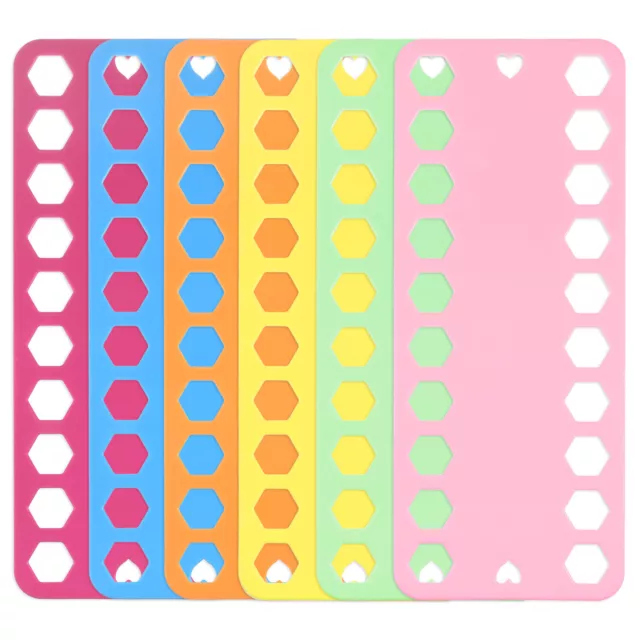 12 tarjetas organizadoras de hilo dental bordado 6 colores 20 posiciones para coser