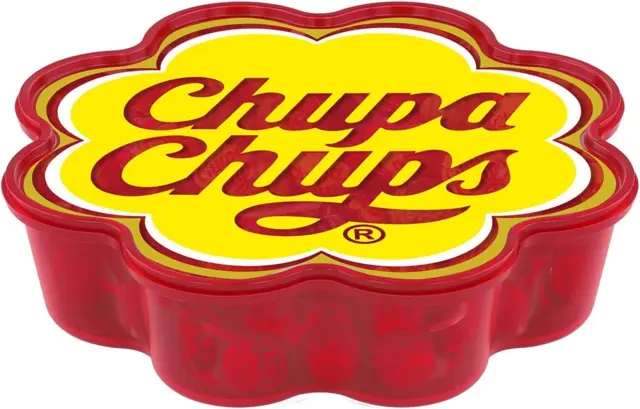 Chupa Chups Daisy Box, 30 Lollipop, Lecca Lecca, Ciliegia, Confezione Da 1, Otti