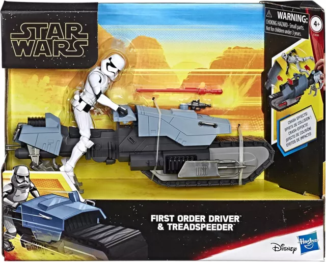 Hasbro + Disney - Star Wars First Order Driver & Treadspeeder - Action Figure