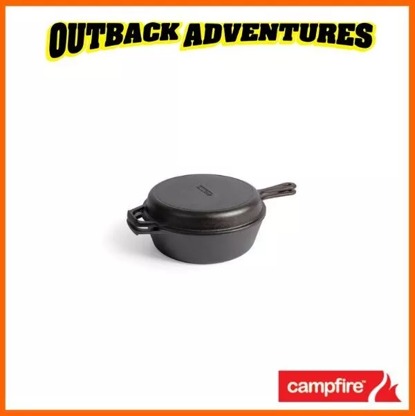 Campfire Cast Iron Combo Cooker 3.2 Quart