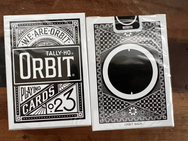 Pair of Orbit 23 Tally Ho #XXX/3000 Circle Back Playing Cards Sealed 🍀🍀🍀🍀