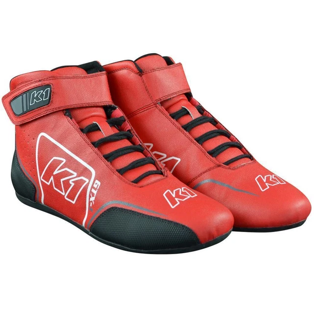 K1 24-GTX-R-11 SFI 3.3/5 GTX-1 Auto Karting/Racing Nomex Shoes, Red, Size 11
