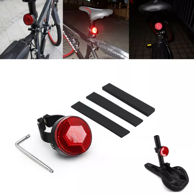 Cycling Reflective Bracket Mountain Bike Reflector Tail Light Mount AirTag Safe