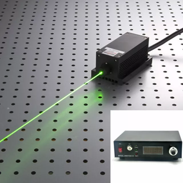 TEM00 532nm 2500mW Green Laser Module+TTL/Analog 0-30KHZ+ TEC+ Adjustable Power