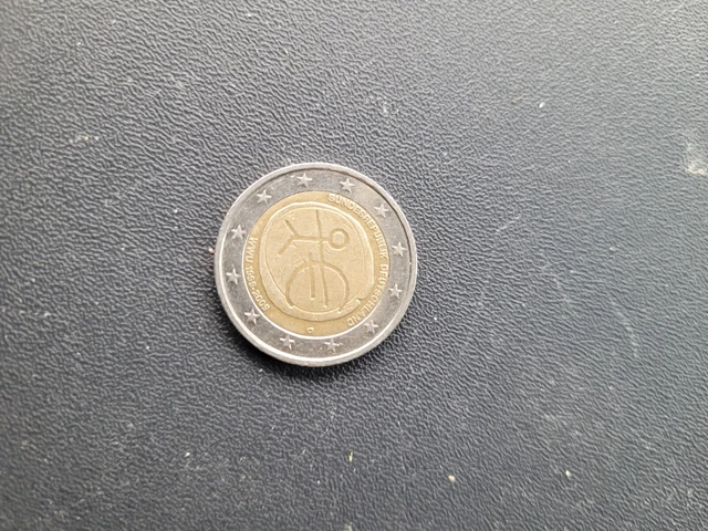 piece de monnaie de 2 Euros BUNDESREPUBLIK DEUTSCHLAND Wwu 1999-2009 
