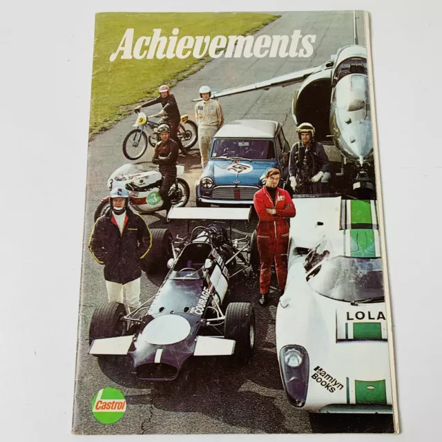 Vintage Castrol 1969 Achievements Car Oil Magazine Racing Interest