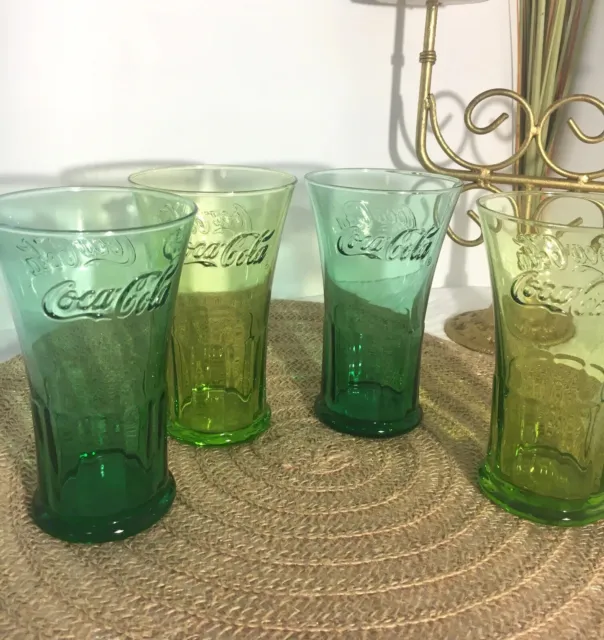 Verres Coca-Cola 1995. Verres à eau,verres à thé, verres à orangeade. collection