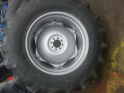 Two 14 9x28 14 9 28 Ford Tractor 4000 Tires W 6 Loop Wheels With Centers 1 550 00 Picclick