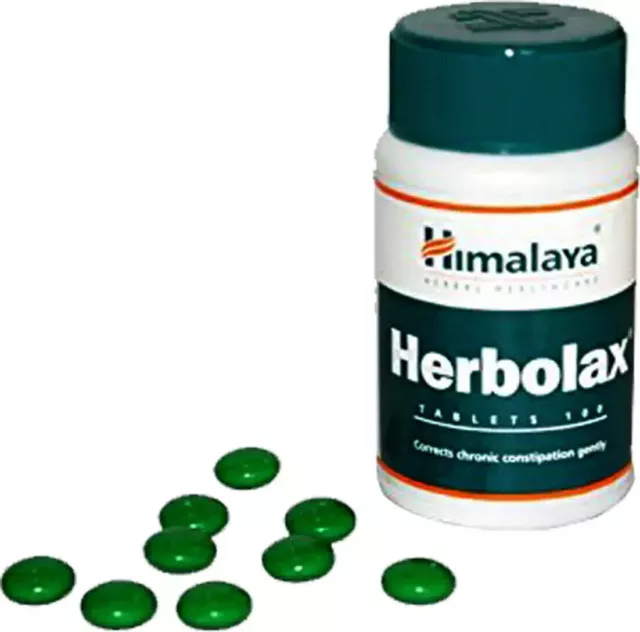 Himalaya Herbolax 100 tabletas cada una (paquete de 2) con Trivruth,...