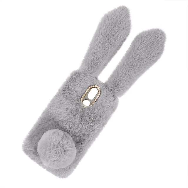 Housse de téléphone en peluche Oreille de lapin Quatre saisons All-Match Cadre