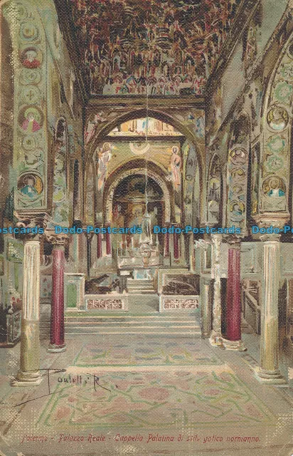 R037556 Palermo. Königspalast. Pfalzkapelle im normannischen gotischen Stil. 1919