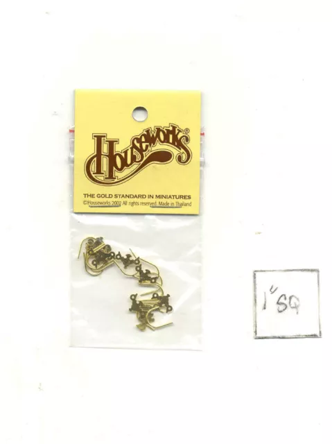 Drawer Pulls 43102 miniature dollhouse hardware 12pcs Chippendale 1/12 Scale