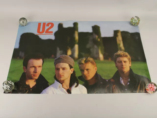 Original Vintage 1984 U2 Rock Poster Funky #1512 34½" x 22½" Very Rare!