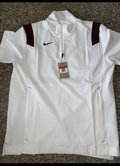 Nike Football Coach Performance Short Sleeve Sideline Jacket DJ5113-106 Size L
