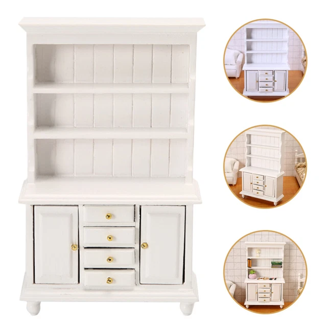Madera Vertical Armario-Librería Decoración Niños Casa de Muñecas Modelo