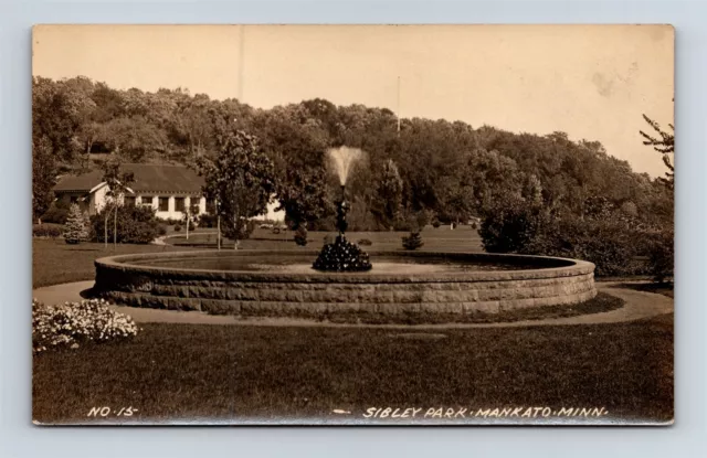 Postcard MN Mankato Minnesota View In Sibley Park RPPC c1920s Real Photo #2 AN15