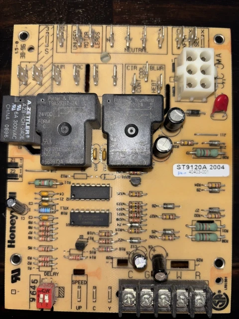 Used Honeywell ST9120C5005 Furnace Fan Control Board – HQ1084197HW #P891