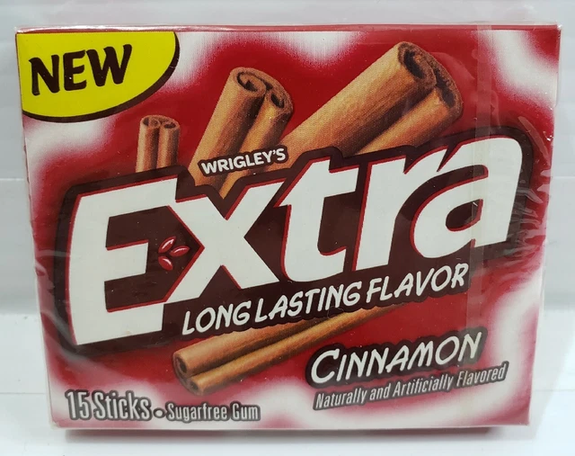 Wrigleys Extra SugarFree Cinnamon Gum New 1 Pack
