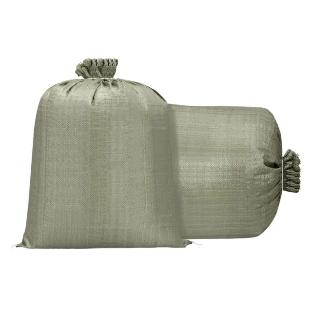 Sand Bags Empty Grey Woven Polypropylene 59.1 Inch x 51.2 Inch Pack of 5