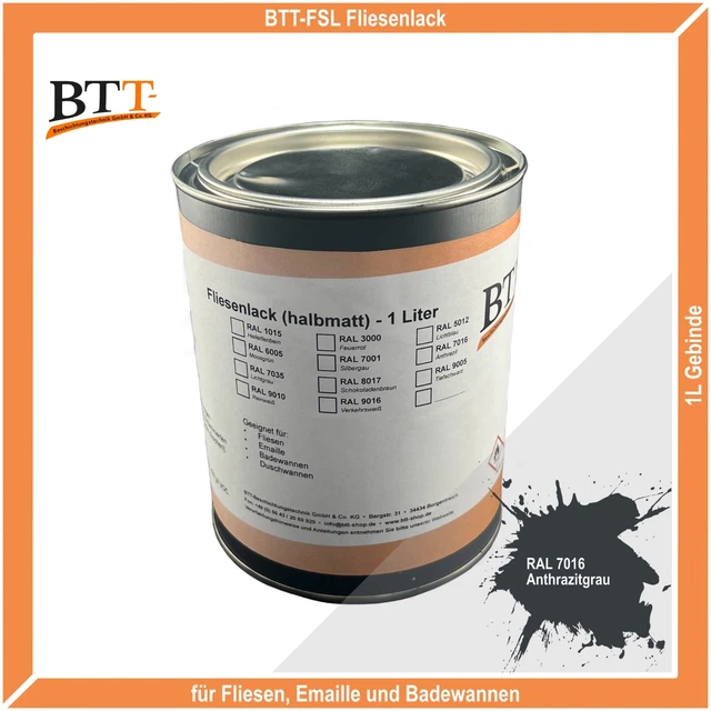 Mipa PUR-Lack RAL 7016 Anthrazitgrau (10 L) - ALPA Industrielack