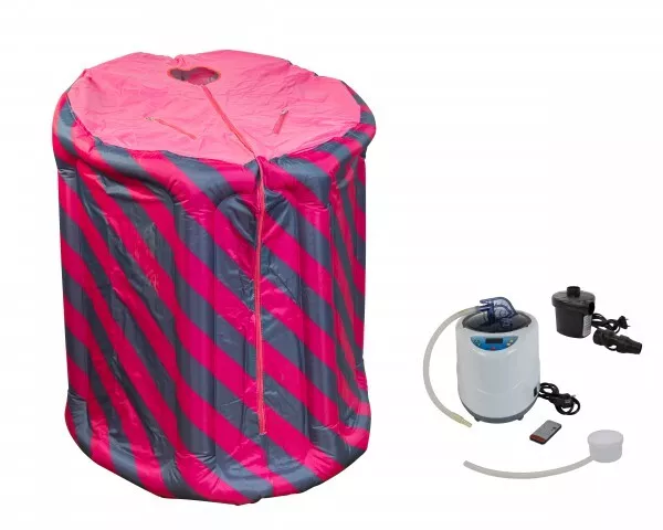 Dampfsauna Rosa/Azul Con Calculadora Generador de Vapor - Vfg. m2JG