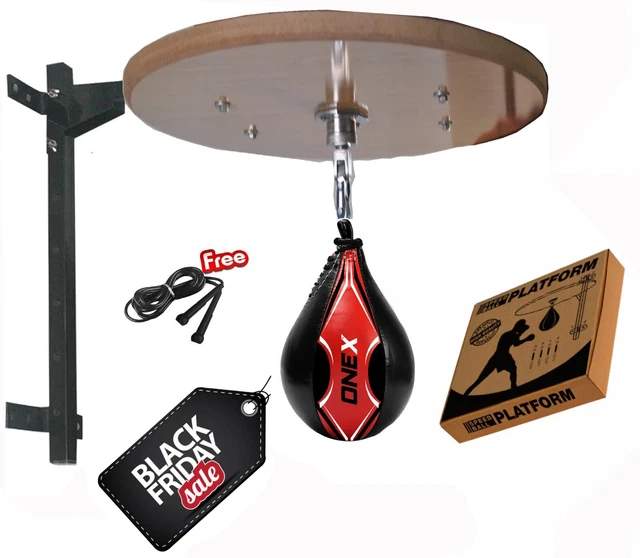 Leather Speed Ball Adult Platform Boxing Thai Training Gym Exercise MMA