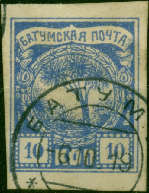 Batum 1919 10k Ultramarine SG2 Fine Used