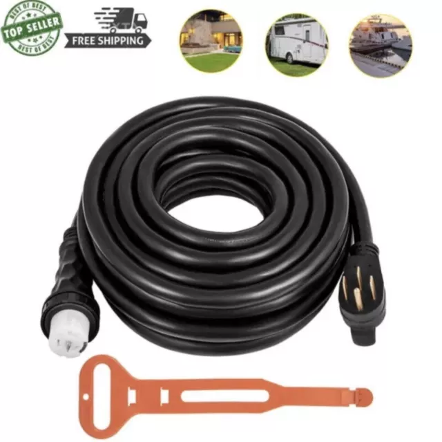 10Ft 50 Amp Generator Extension Cord Generator Power Cord Twist Lock Connectors