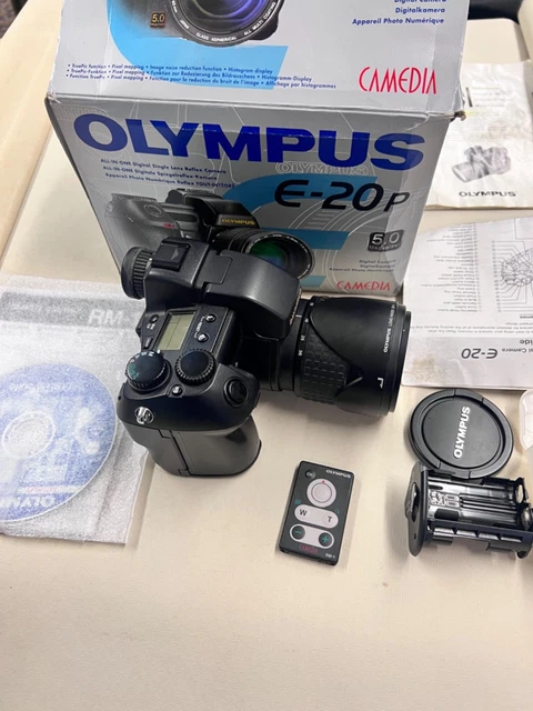 OLYMPUS CAMEDIA E-20P Digital SLR Camera 5MP CCD fully working, strap ...