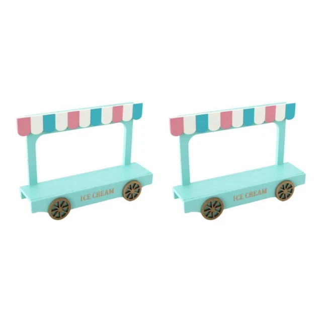 Wooden ice sales cream van