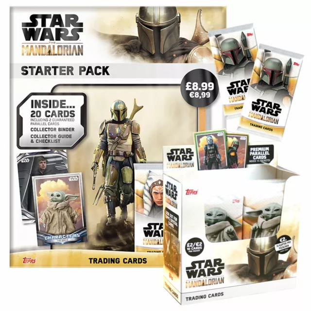 Star Wars The Mandalorian Trading Cards Display Starter Booster aussuchen