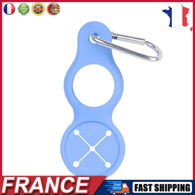 Sports Water Bottle Holder Buckle Carabiner Camping Towel Hook (Blue) fr