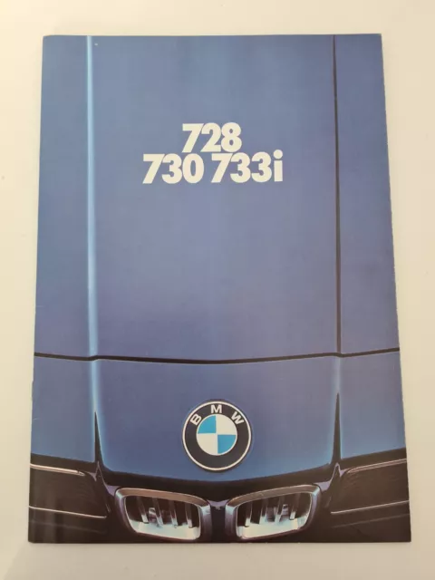 BMW 7er Broschur BMW 728, 730 und 733i AutoProspekt AutoGeschenke