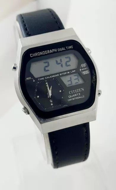 Citizen chronograph dual time hotsell