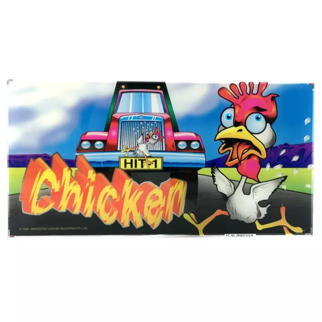 Chicken Aristocrat Poker Pokies Gaming Machine Advertising Game Artwork 1996