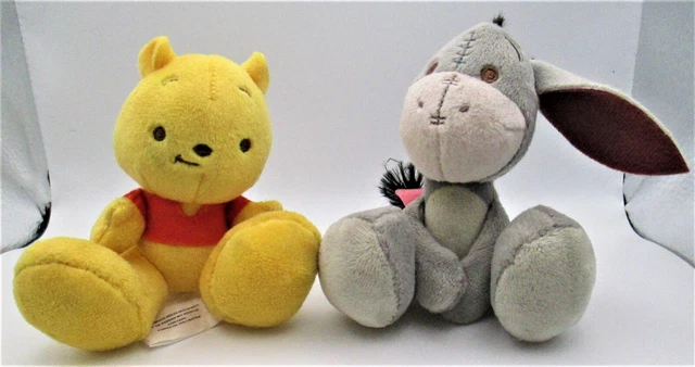 Winnie the Pooh And Eeyore Tiny Big Feet Disney Mini Plush