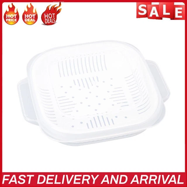 Kitchen PP Rice Storage Containers Microwave Heating Dumpling Packing Boxes
