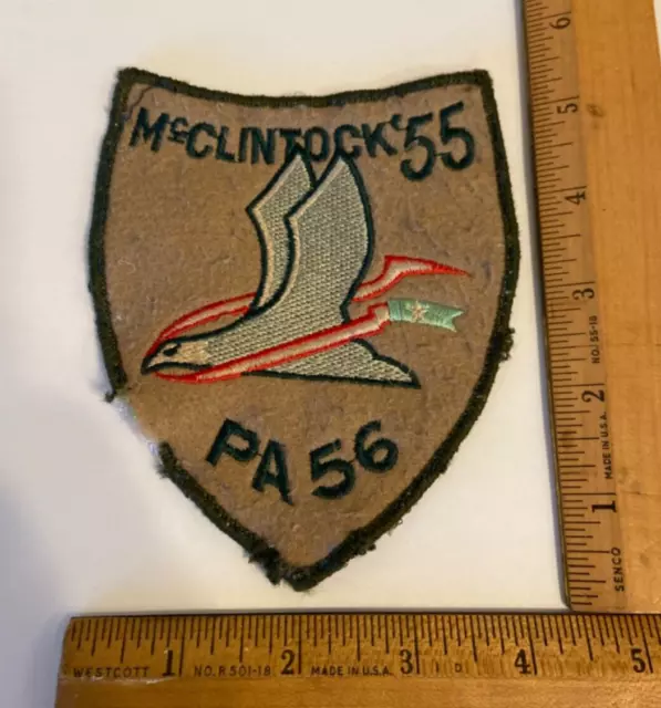 Original 1950s USNAF U.S. NAVY AIR FORCE McClintock 55 PA 56 Military PATCH