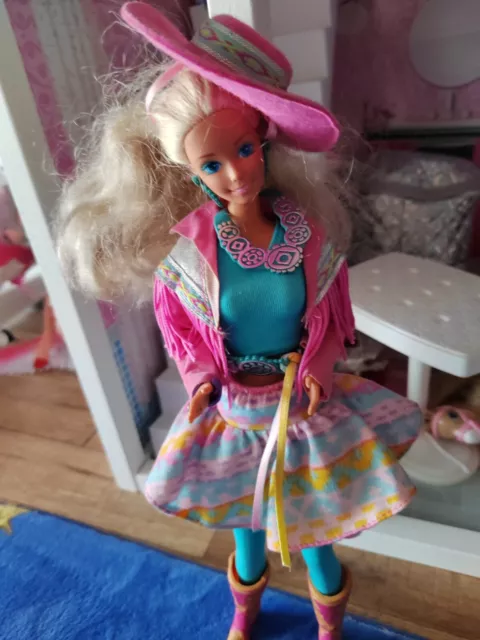Barbie Puppe mit Western Outfits Mattel Vintage 1966