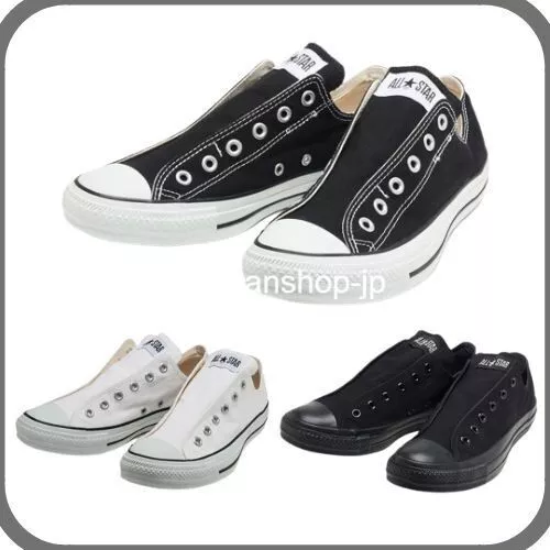 Converse All Star Slip III OX Sneaker shoes white black SLIP-ON without shoelace