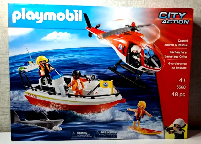 PLAYMOBIL 4428 RESCUE Helicopter & Boat £14.99 - PicClick UK