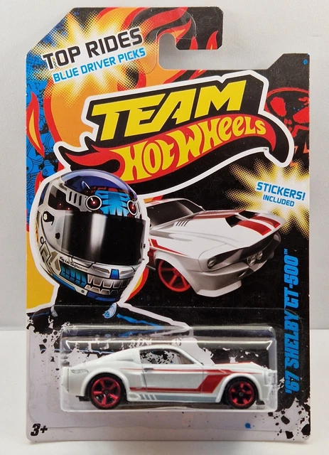 Hot Wheels '67 Shelby GT-500 weiß 2012 Team Hot Wheels blau Fahrer