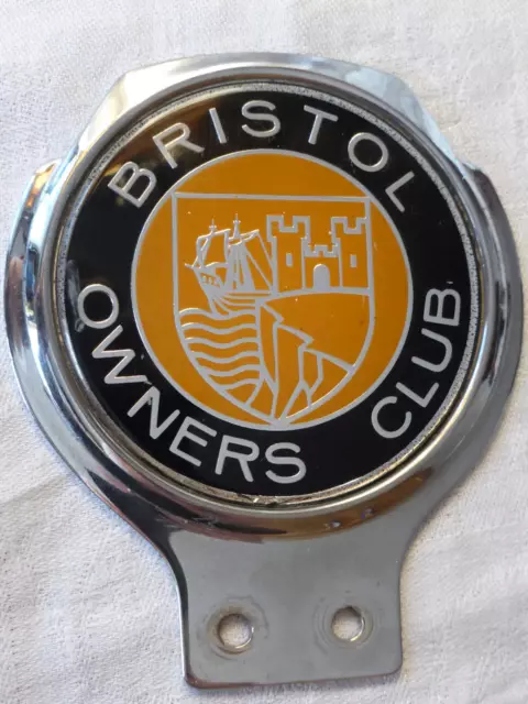 Bristol Owners Club - Plakette original - radiator badge