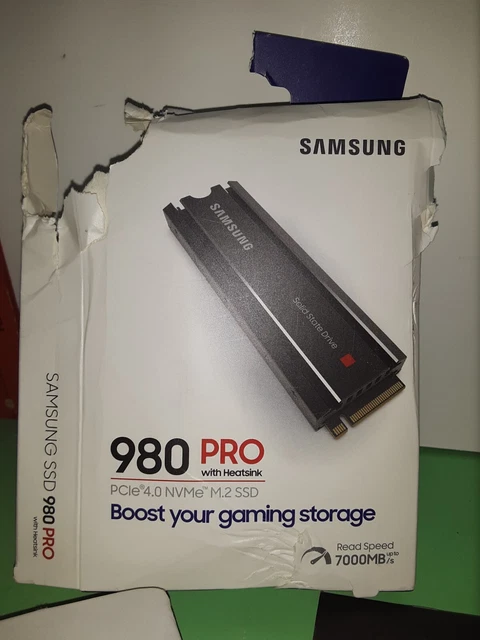 SAMSUNG 980 PRO w/Heatsink model MZ-V8P1T0 PCLe 4.0 NVMe M.2 SSD $81.61 ...