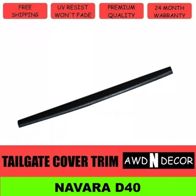 1 PCS TAILGATE RAIL GUARD CAP PROTECTOR REAR COVER FOR Nissan Navara D40 04-15
