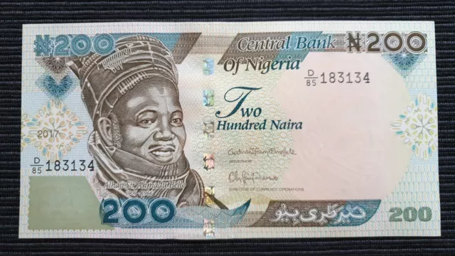 NIGERIA 200 Naira 2017 P29 UNC Banknote