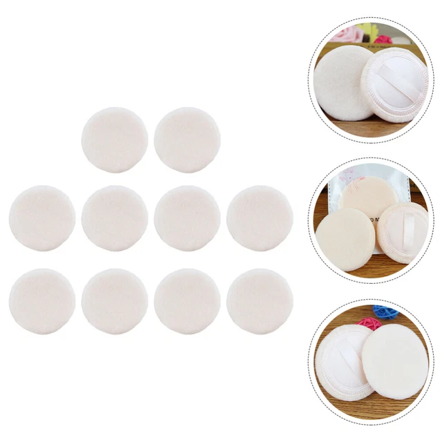 10 PCS Honig Puderquaste Erröten Puff Schönheit Flattern Puderquaste Fräulein