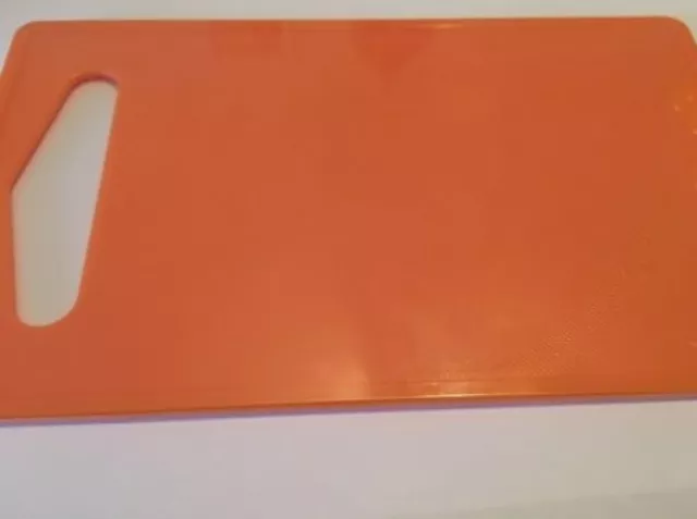 Chopping Board Plastic Accessories Kitchen 24.50cm X 14.50 CM Orange