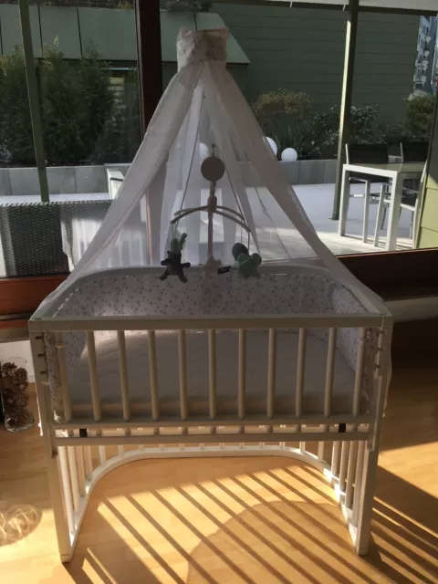 Babybay Comfort, Beistellbett+viel Zubehör/ Stuttgart Selbstabhol. (TOP ZUSTAND)